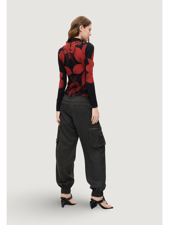 Desigual Desigual Chinosy PANT_URBAN Brązowy Urban Fit