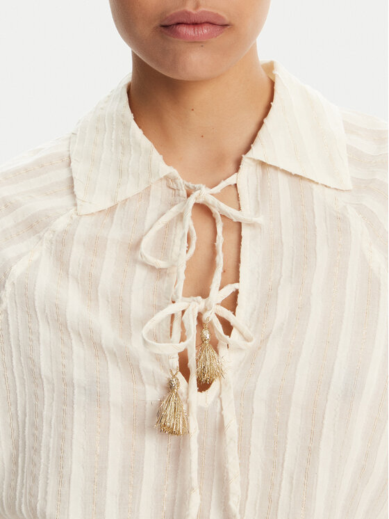 Devotion TWINS Devotion TWINS Camicia Phenomenon 025.009G Écru Loose Fit