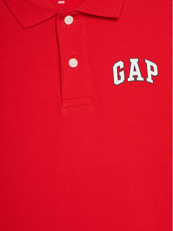 Gap Gap Поло 559938 Червоний Regular Fit