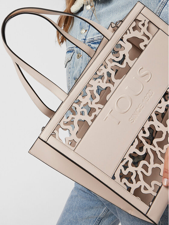 TOUS TOUS Τσάντα Shopping Xl Amaya K.Shock 2001660601 Μπεζ