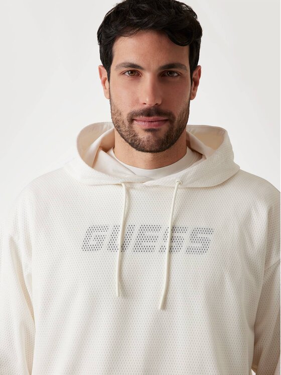 Guess Guess Mikina 174767 Bílá Classic Fit