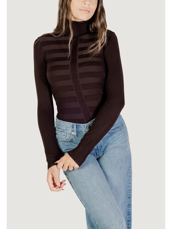 Morgan De Toi Morgan De Toi Maglione 252-MENTHYO Marrone Blazer Fit