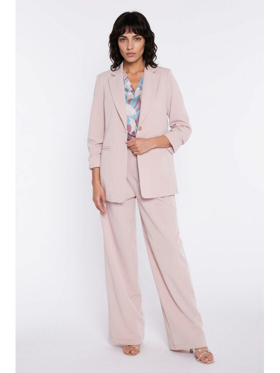 NIFE NIFE Marynarka Z98 Beżowy Blazer Fit