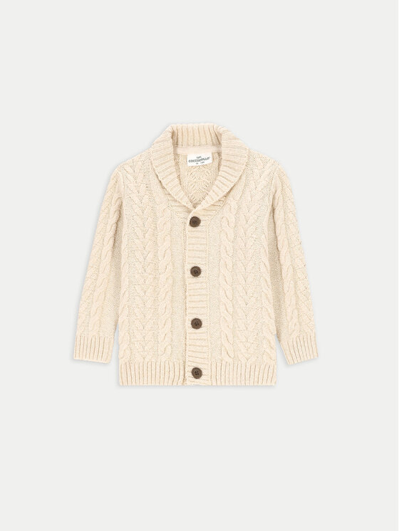 Coccodrillo Coccodrillo Cardigan ZC4172201EBB Bej Regular Fit