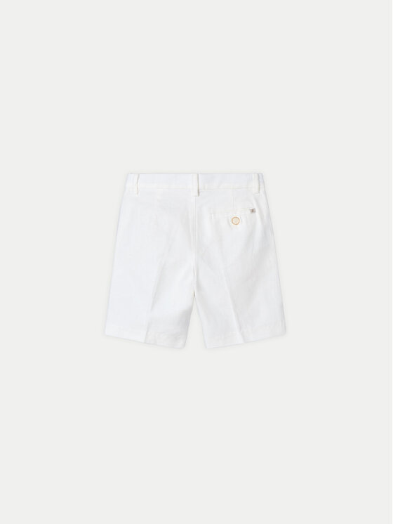 Mayoral Mayoral Шорти от плат 3217 Бял Regular Fit