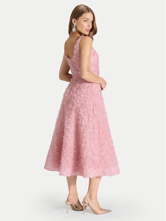 Swing Swing Kokteilinė suknelė 5AK09100 Rožinė Regular Fit