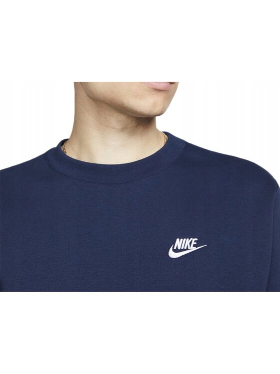Nike Nike Bluza Sportswear Club Fleece Niebieski Regular Fit