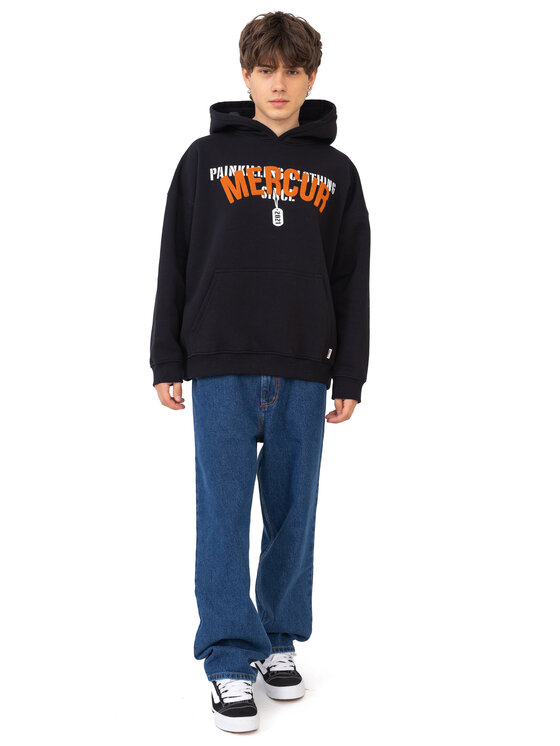 Mercur Mercur Bluza Military Czarny Comfort Fit