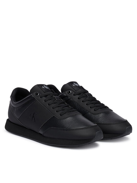 Calvin Klein Calvin Klein Αθλητικά Retro Run Lace Band Tmb Lth Mix HM0HM02447 Μαύρο