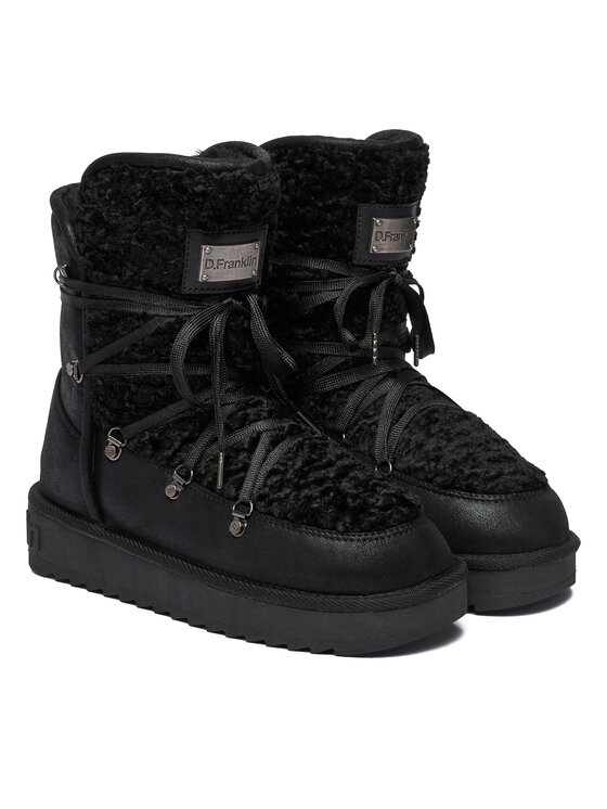 D.Franklin D.Franklin Stivali da neve DFSH370004 Nero