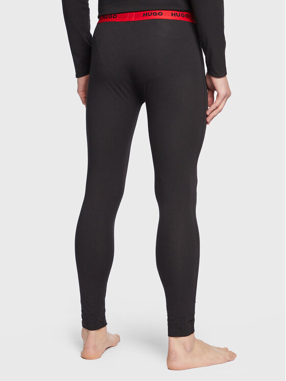 HUGO Hugo Кальсони Long John 50485314 Чорний Slim Fit