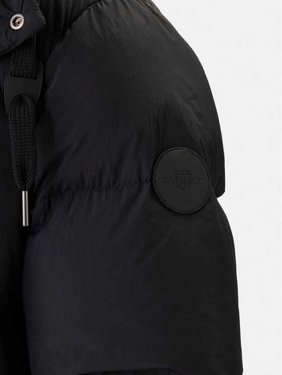 Gant Gant Vatovaná bunda 7006568 Čierna Regular Fit