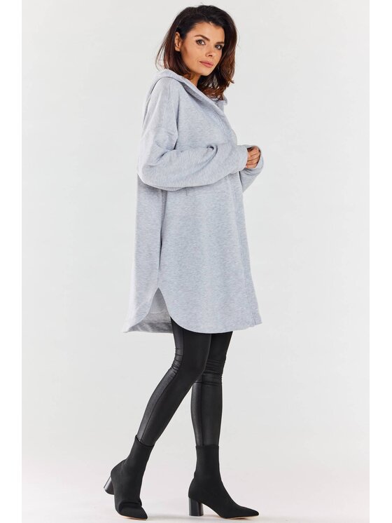 Infinite You Infinite You Felpa M281 Grigio Basic Fit