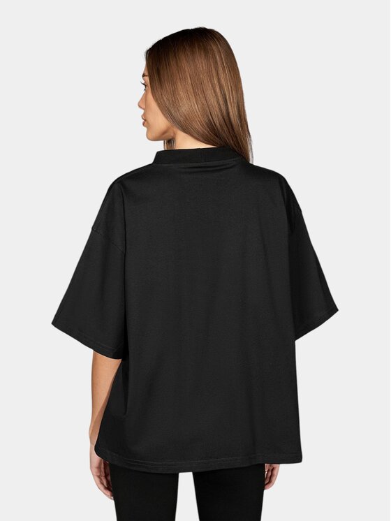 MADE BY SOCIETY MADE BY SOCIETY T-Shirt Gothic Statement - T27862 Czarny Basic Fit