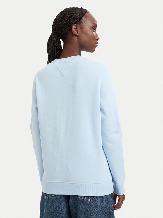 Tommy Jeans Tommy Jeans Felpa Flag DW0DW22564 Azzurro chiaro Regular Fit