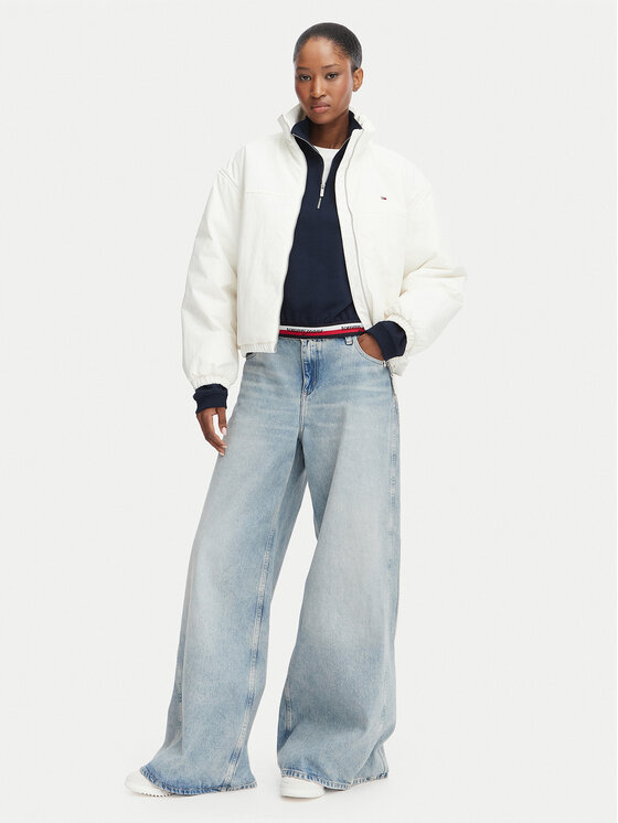 Tommy Jeans Tommy Jeans Prijelazna jakna DW0DW22908 Bijela Regular Fit