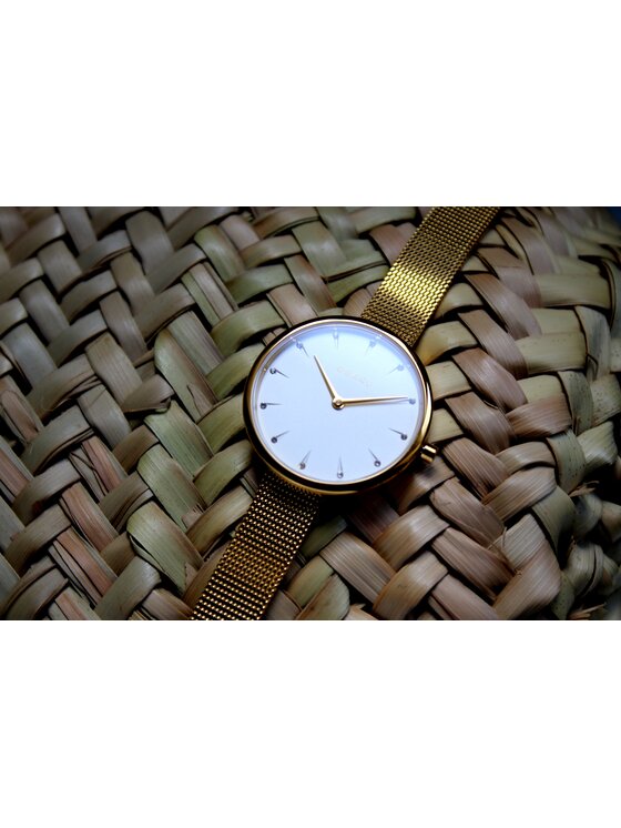 Obaku Obaku Zegarek V233LXGIMG Złoty