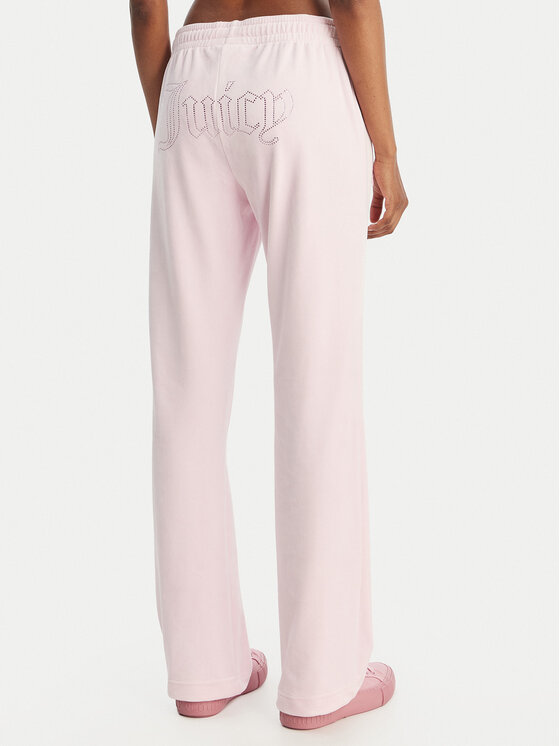 Juicy Couture Juicy Couture Spodnie dresowe Tina JCWBJ126327 Różowy Straight Leg