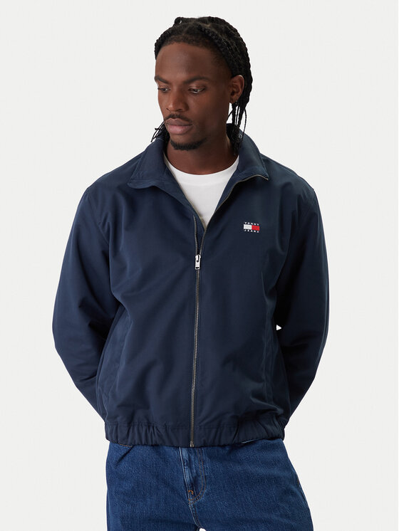 Tommy Jeans Tommy Jeans Bunda pro přechodné období Essential DM0DM22720 Tmavomodrá Regular Fit