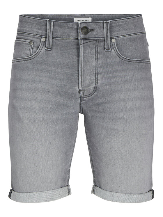Jack & Jones Jack & Jones Pantaloncini di jeans Rick 12269502 Grigio Regular Fit