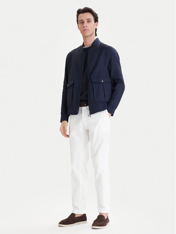 Bugatti Bugatti Bundy bomber 171300-11045 Tmavomodrá Regular Fit