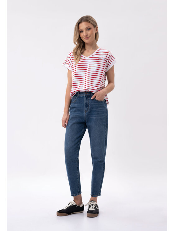 Volcano Volcano Jeansy D-MAMMA Niebieski Regular Fit