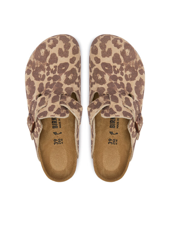 Birkenstock Birkenstock Klapki Boston Print 1033324 Brązowy
