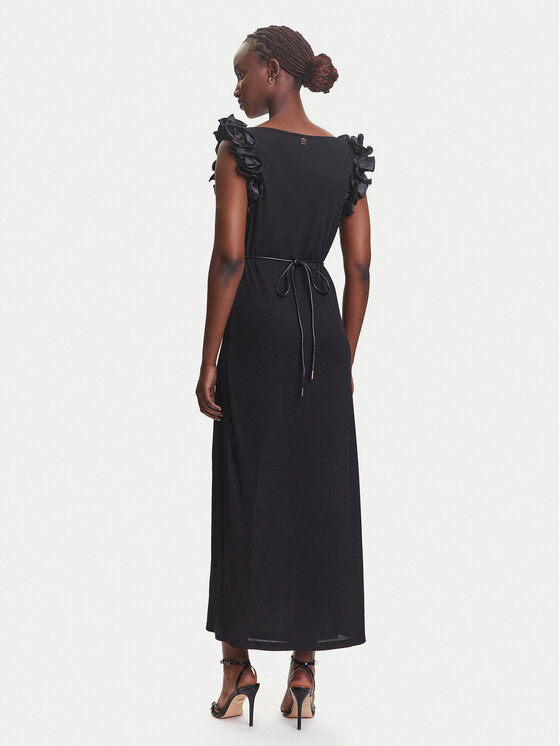 Fracomina Fracomina Coctailkleid FR25SD3005J46301 Schwarz Regular Fit