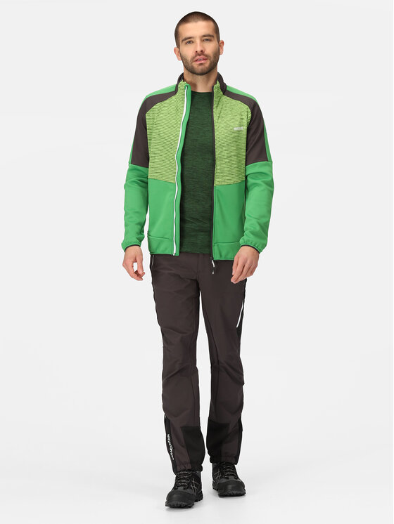 Regatta Regatta Kurtka softshell Yare VII RML242 Zielony Regular Fit