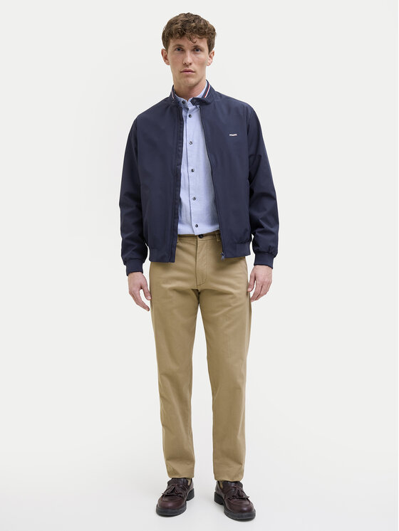 Jack & Jones Jack & Jones Bomber stila jaka Blubard 12273393 Tumši zils Regular Fit