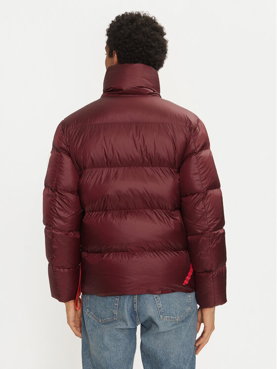 After Label After Label Kurtka puchowa Chamonix A00015 Bordowy Regular Fit