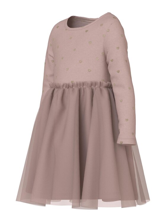 NAME IT NAME IT Sukienka codzienna 13221711 Różowy Regular Fit