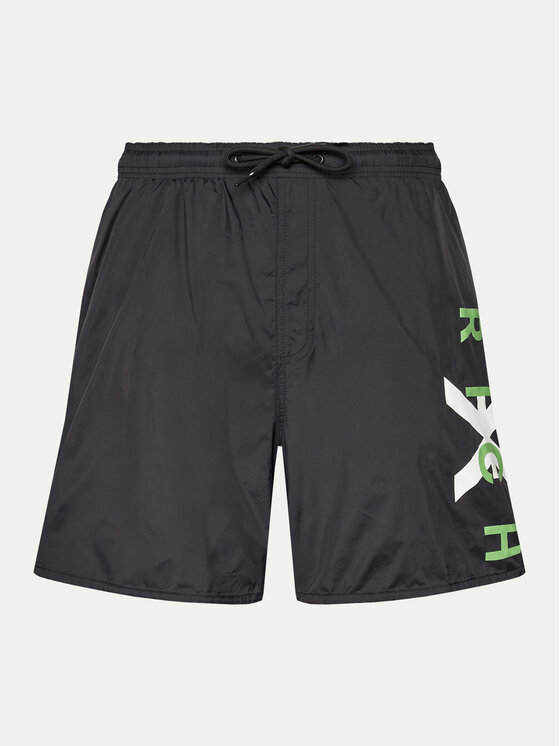Richmond X Richmond X Plaukimo šortai Bulino UMP24222CO Juoda Regular Fit