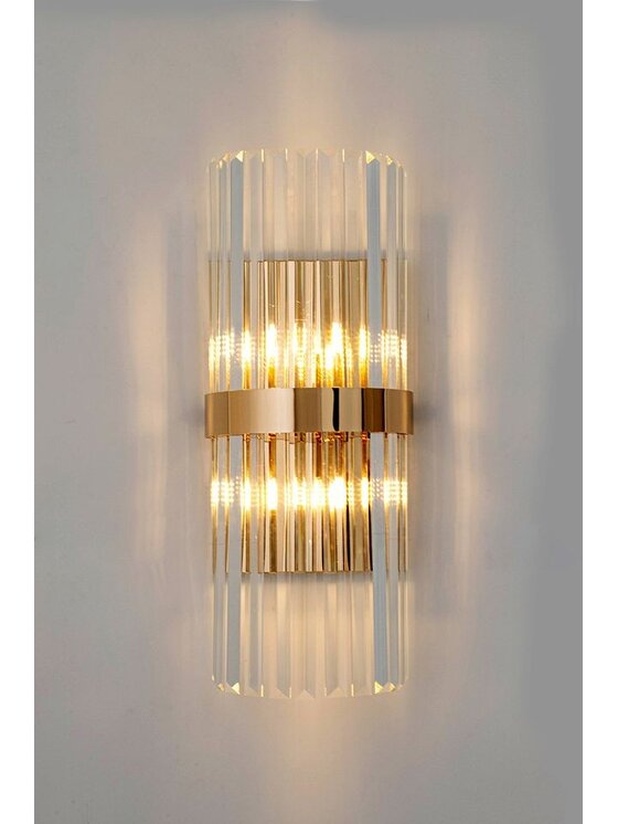 MIAhome MIAhome Kinkiet Lampa ścienna MILAGRO złota 50 cm Złoty