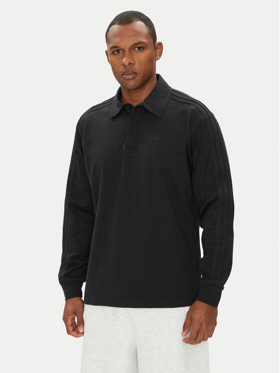 adidas adidas Polo adicolor Rugby JY1401 Crna Regular Fit