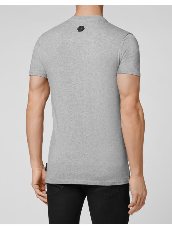 PHILIPP PLEIN PHILIPP PLEIN T-Shirt 8733 Šedá Regular Fit