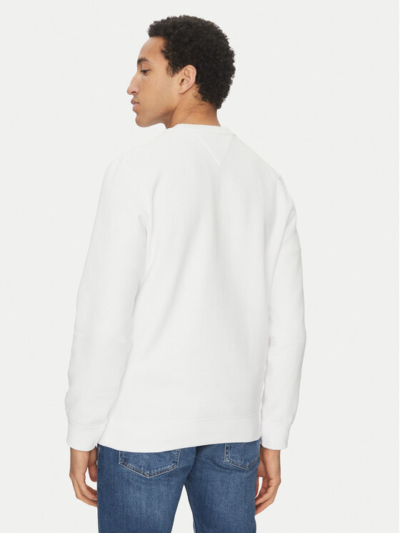 Tommy Hilfiger Tommy Hilfiger Felpa Essential MW0MW37232 Bianco Regular Fit