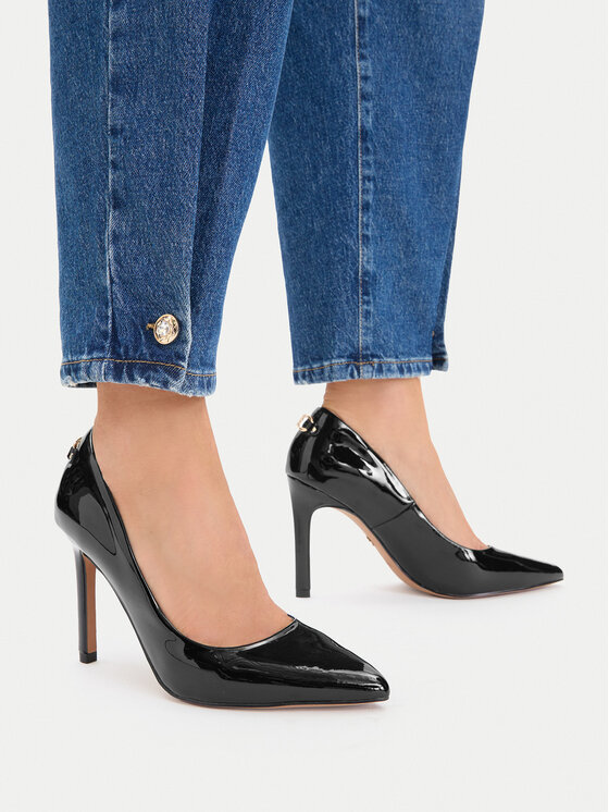 Nine West Štikle EO-CD25-363-1 Crna