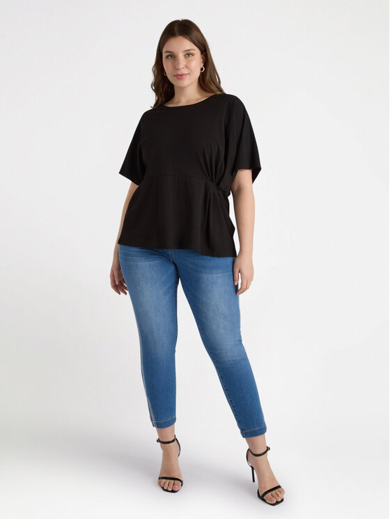 Fiorella Rubino Fiorella Rubino T-Shirt G393L008160N033 Czarny A-Line Fit