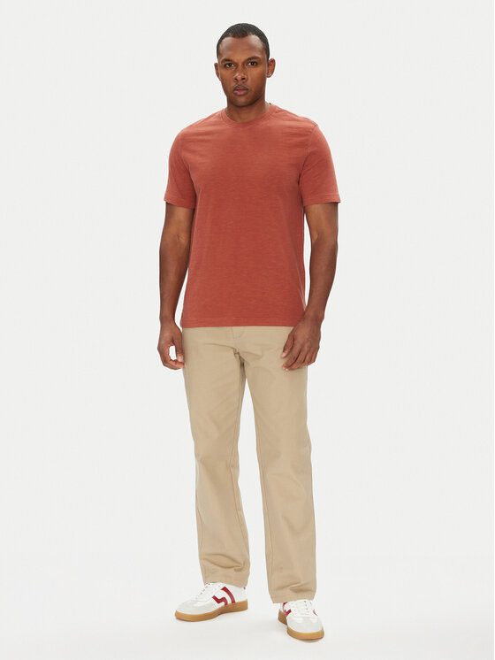 United Colors Of Benetton United Colors Of Benetton T-Shirt 36JGU105U Μπορντό Relaxed Fit