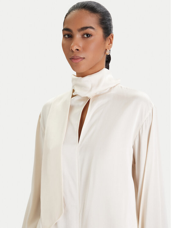 MAX&Co. MAX&Co. Blusa Pascia 2616111051200 Écru Regular Fit