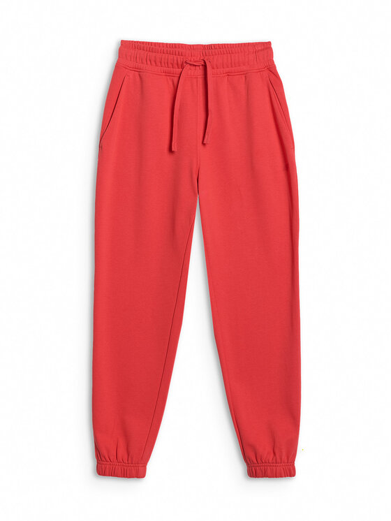 4F 4F Spodnie dresowe NOS Czerwony Regular Fit