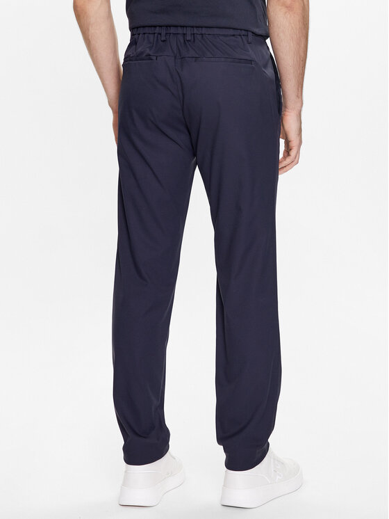 BOSS Boss Bavlnené nohavice T Drax 50482656 Tmavomodrá Regular Fit