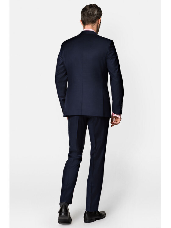 Lancerto Lancerto Garnitur Montpelier GA073122000013 Granatowy Regular Fit