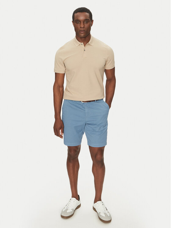 BOSS BOSS Шорти з тканини 50540743 Блакитний Regular Fit