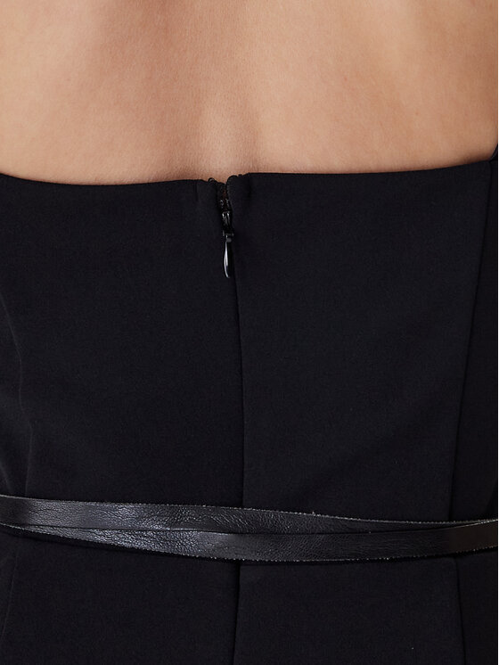 Guess Guess Kokteiļkleita W6RK0G KC9O0 Melns Regular Fit