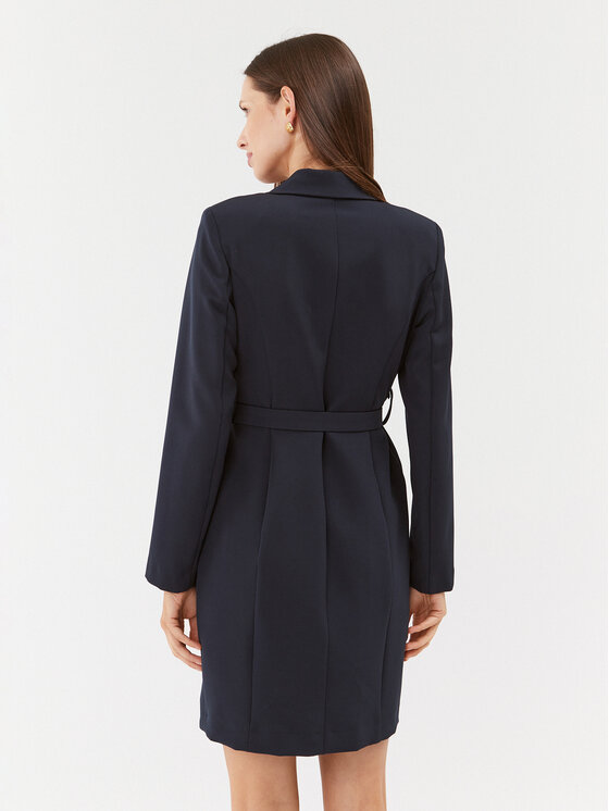 Maryley Maryley Sukienka codzienna 23IB372/41MO Granatowy Regular Fit