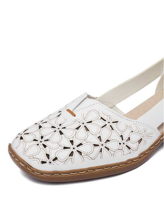 Rieker Rieker Pantofi CEO-41356-80 Alb