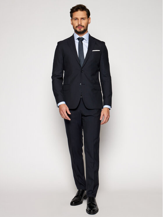 Giacca da abito Edmund 3050 8515 Blu scuro Slim