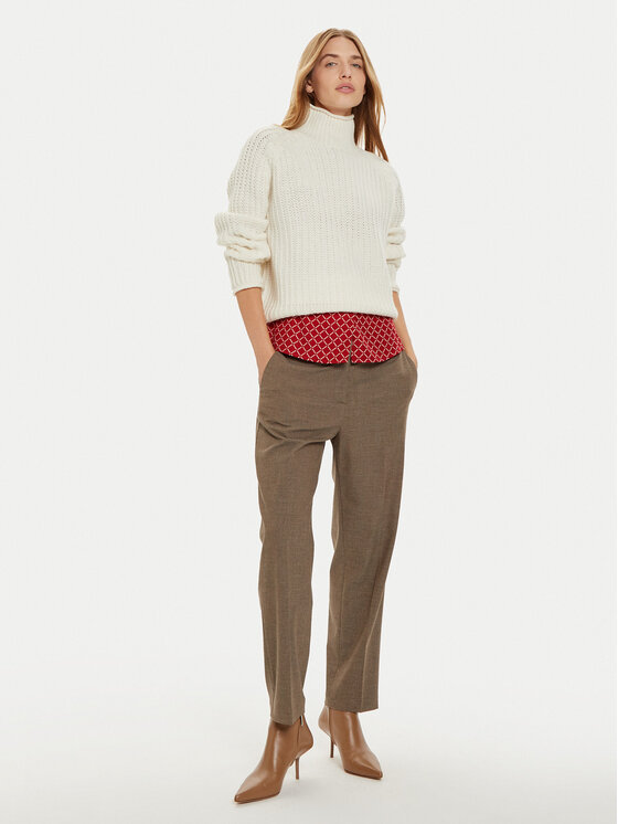 Tommy Hilfiger Tommy Hilfiger Поло WW0WW44111 Екрю Regular Fit